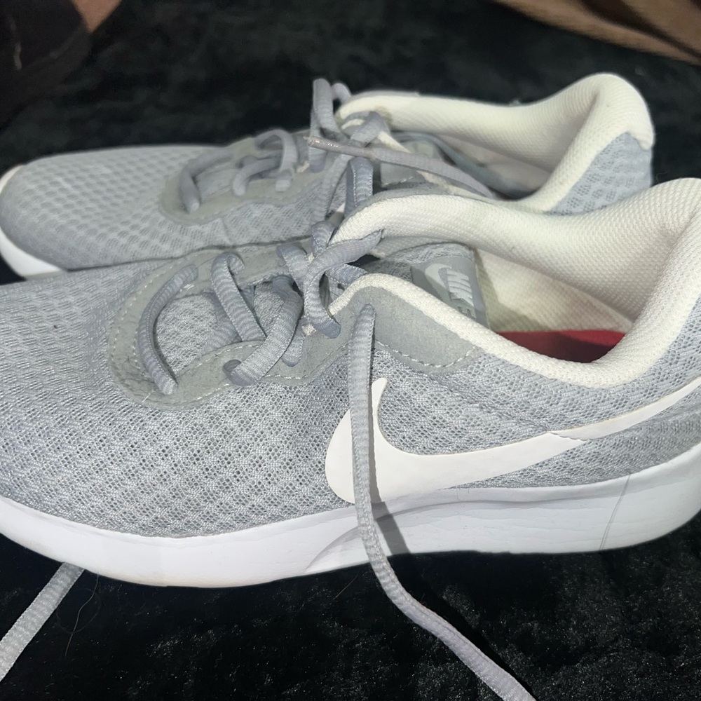 Nike Gray and White Athletic Shoes